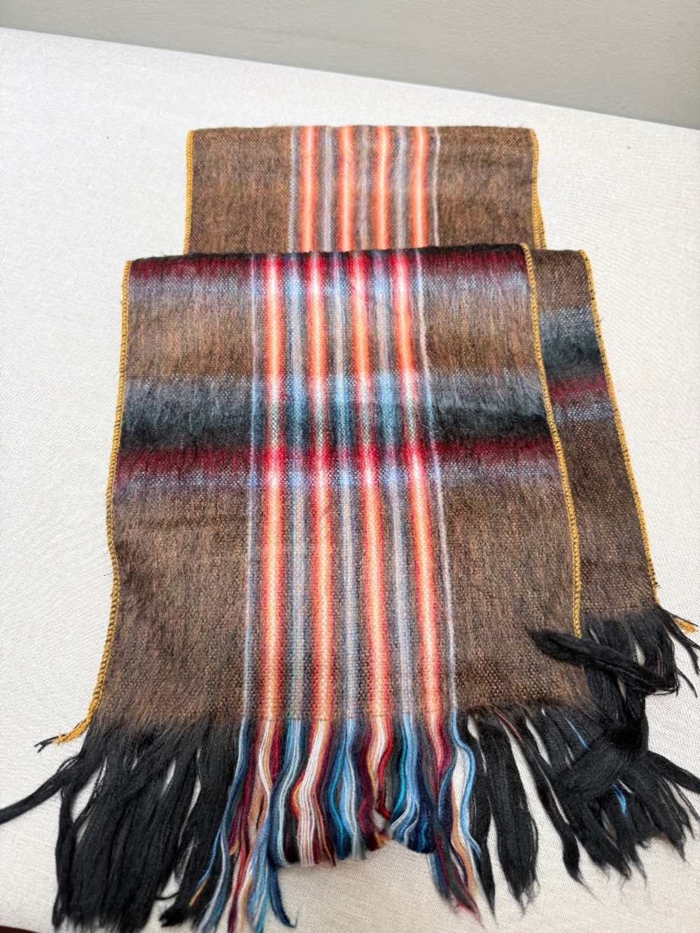 Invisible World Juneau Alaska 100% Orlon Scarf